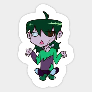 Otaku JAE as Frankenstein's Monster Sticker
